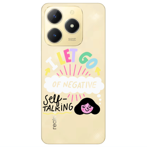 Realme C61 Let go Self talking Transparent Silicone TPU Θήκη
