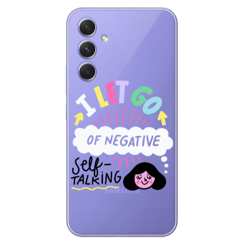 Samsung A56 Let go Self talking Transparent Silicone TPU Θήκη