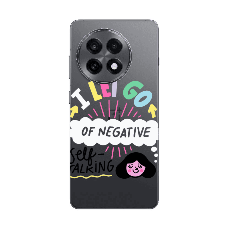 Oneplus 13 5G Let go Self talking Transparent Silicone TPU Θήκη