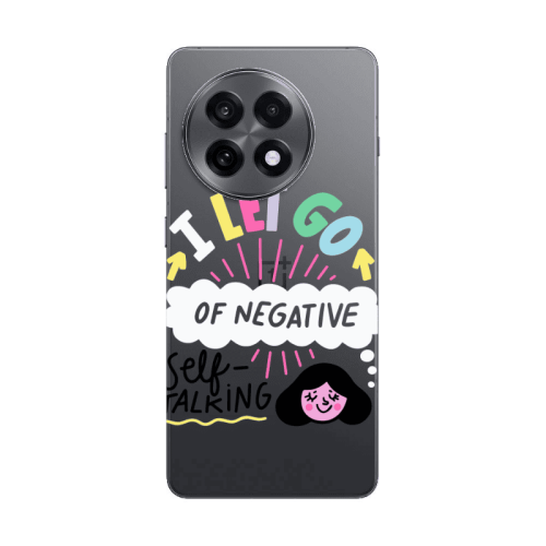 Oneplus 13 R Let go Self talking Transparent Silicone TPU Θήκη