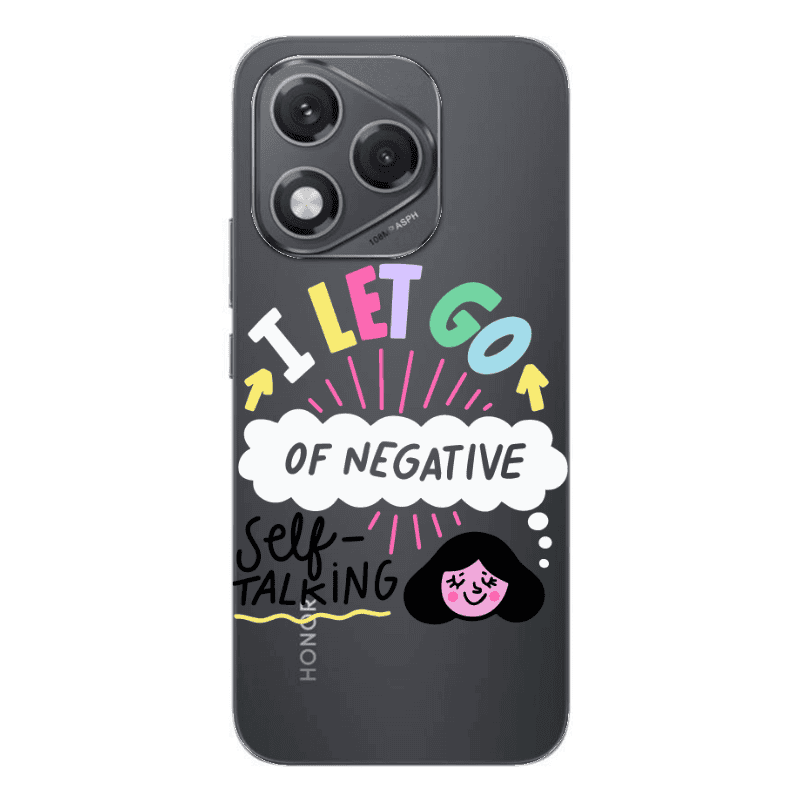 Honor 400 Lite Let go Self talking Transparent Silicone TPU Θήκη