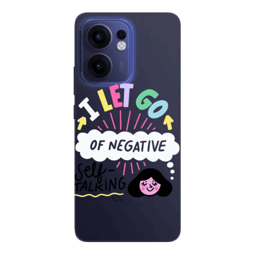 Oppo Reno13 FS Let go Self talking Transparent Silicone TPU Θήκη