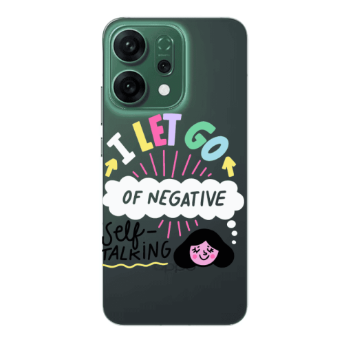 Oppo RENO 14 Let go Self talking Transparent Silicone TPU Θήκη