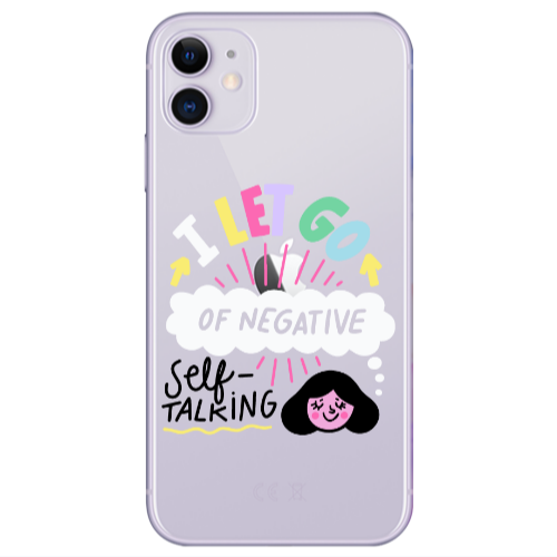 Apple iPhone 11  Let go Self talking Transparent Silicone TPU Θήκη