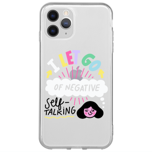 Apple iPhone 11 Pro Let go Self talking Transparent Silicone TPU Θήκη