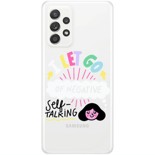 Samsung A52 Let go Self talking Transparent Silicone TPU Θήκη
