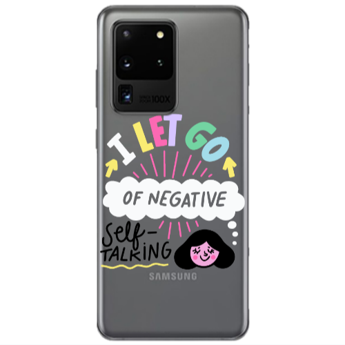 Samsung S20 Ultra Let go Self talking Transparent Silicone TPU Θήκη