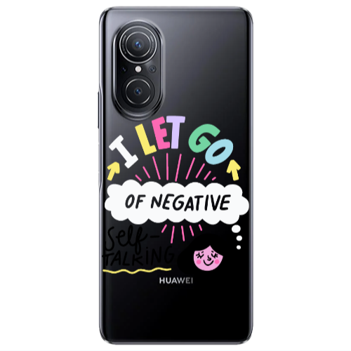Huawei Nova 9 SE Let go Self talking Transparent Silicone TPU Θήκη