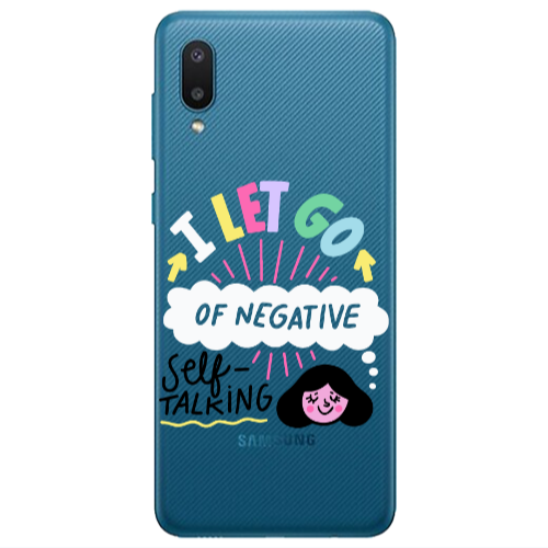 Samsung A02 Let go Self talking Transparent Silicone TPU Θήκη