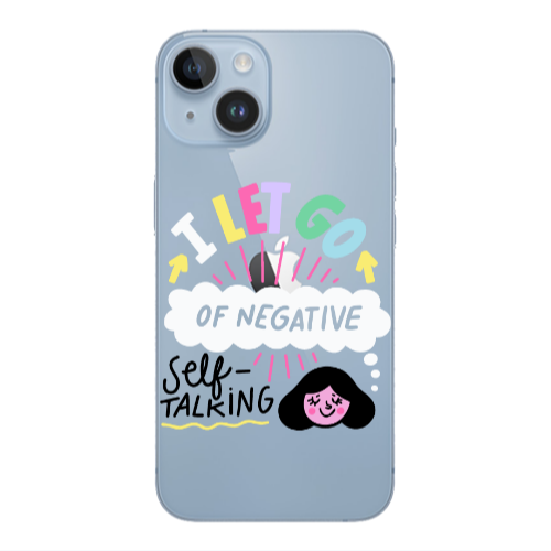 Apple iPhone 14  Let go Self talking Transparent Silicone TPU Θήκη
