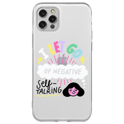 Apple iPhone 12 Pro Let go Self talking Transparent Silicone TPU Θήκη