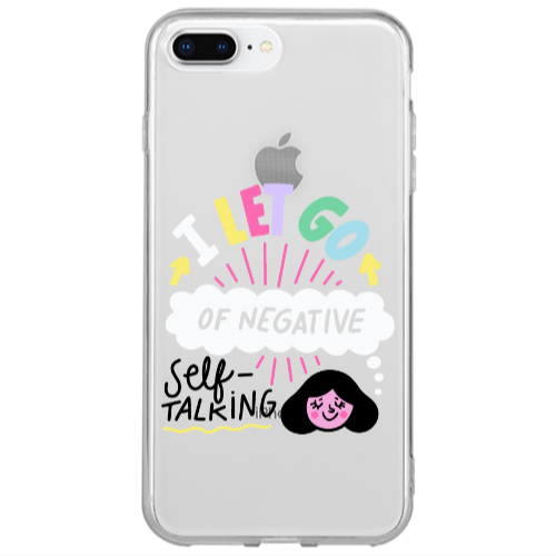 Apple iPhone 7 Plus Let go Self talking Transparent Silicone TPU Θήκη