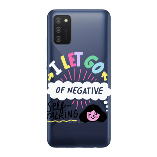 Samsung A03S Let go Self talking Transparent Silicone TPU Θήκη