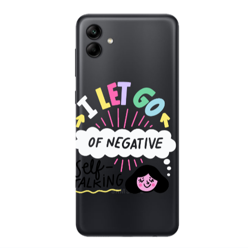 Samsung A04 Let go Self talking Transparent Silicone TPU Θήκη