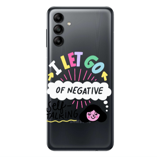 Samsung A04S Let go Self talking Transparent Silicone TPU Θήκη