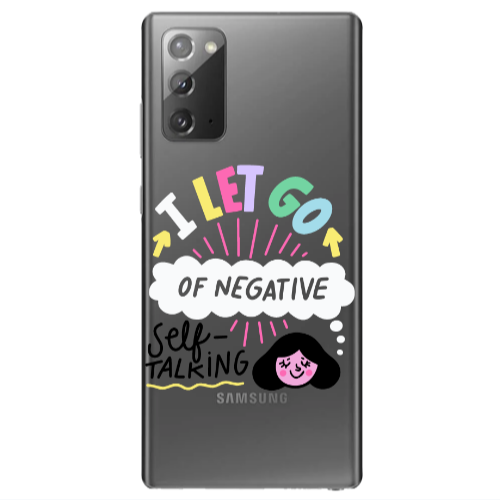 Samsung Note 20 Let go Self talking Transparent Silicone TPU Θήκη