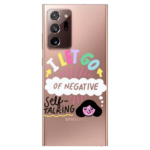 Samsung Note 20 Ultra Let go Self talking Transparent Silicone TPU Θήκη