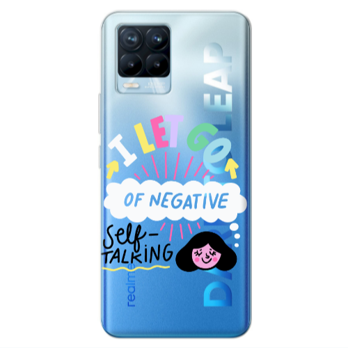 Realme 8 Pro Let go Self talking Transparent Silicone TPU Θήκη