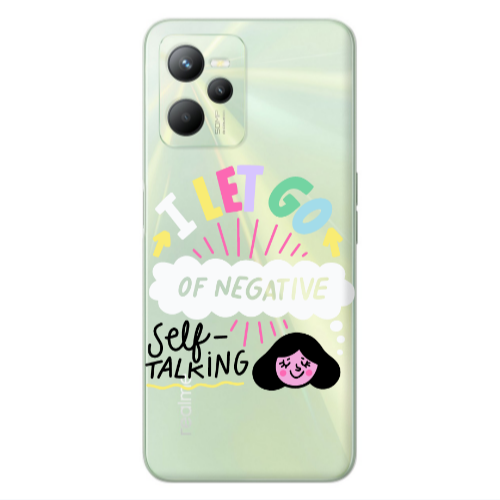 Realme C35 Let go Self talking Transparent Silicone TPU Θήκη