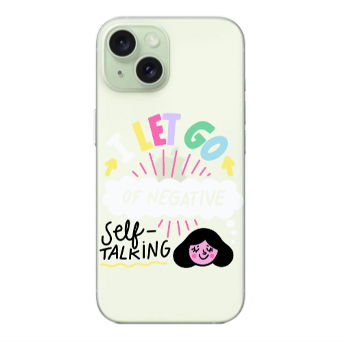 Apple iPhone 15 Plus Let go Self talking Transparent Silicone TPU Θήκη