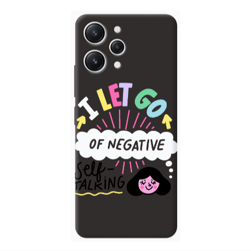 Xiaomi Redmi 12 Let go Self talking Black Colored Silicone TPU Θήκη