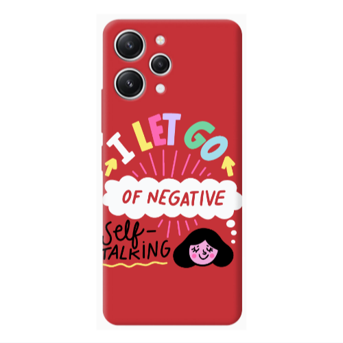 Xiaomi Redmi 12 Let go Self talking Red Colored Silicone TPU Θήκη