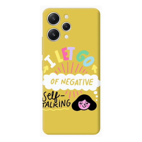 Xiaomi Redmi 12 Let go Self talking Yellow Colored Silicone TPU Θήκη