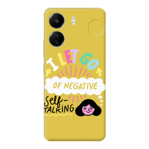 Xiaomi Redmi 13C Let go Self talking Yellow Colored Silicone TPU Θήκη