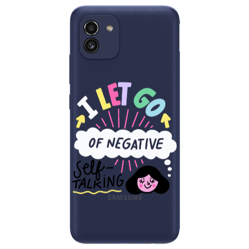 Samsung A03 Let go Self talking Transparent Silicone TPU Θήκη