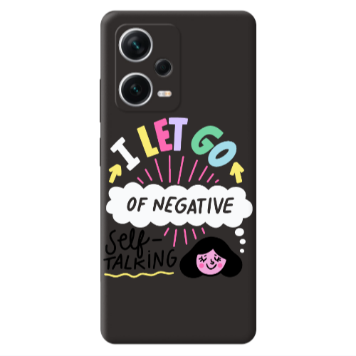 Xiaomi Poco X5 Let go Self talking Black Colored Silicone TPU Θήκη