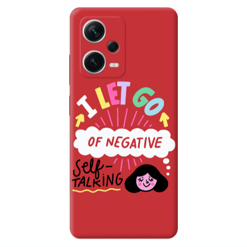 Xiaomi Poco X5 Let go Self talking Red Colored Silicone TPU Θήκη