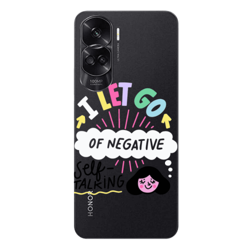 Honor 90 Lite 5G Let go Self talking Transparent Silicone TPU Θήκη