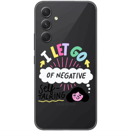 Samsung Galaxy A25 Let go Self talking Transparent Silicone TPU Θήκη
