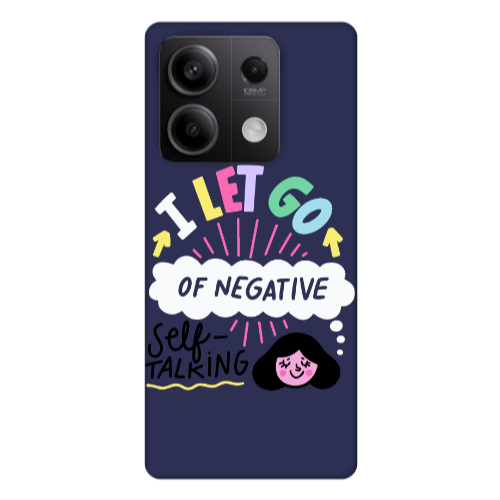 Xiaomi Redmi Note 13 5G Let go Self talking Dark blue Colored Silicone TPU Θήκη