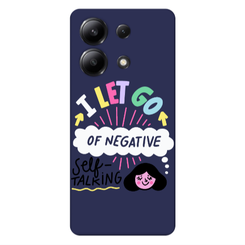 Xiaomi Redmi Note 13 4G Let go Self talking Dark blue Colored Silicone TPU Θήκη