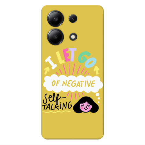 Xiaomi Redmi Note 13 4G Let go Self talking Yellow Colored Silicone TPU Θήκη