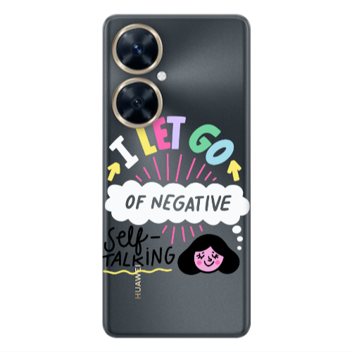 Huawei Nova 11i Let go Self talking Transparent Silicone TPU Θήκη