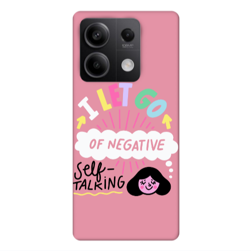 Xiaomi Redmi Note 13Pro 5G Let go Self talking Pink Colored Silicone TPU Θήκη