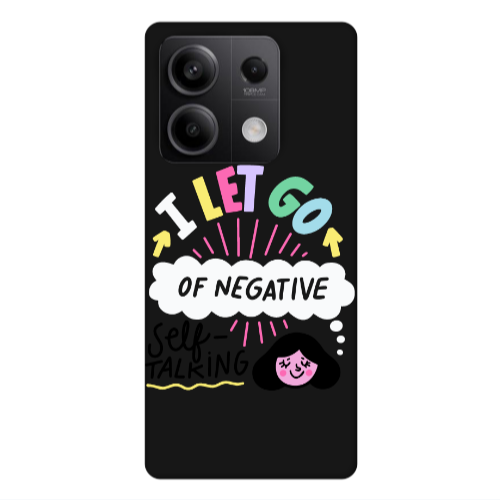 Xiaomi Redmi Note 13Pro 5G Let go Self talking Black Colored Silicone TPU Θήκη