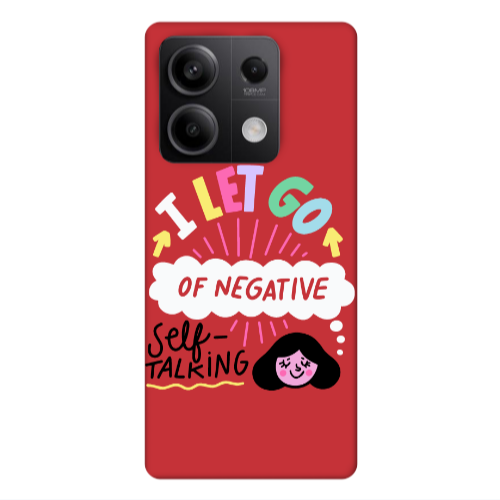 Xiaomi Redmi Note 13Pro 5G Let go Self talking Red Colored Silicone TPU Θήκη