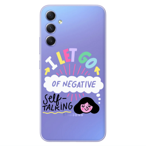 Samsung A25 Let go Self talking Transparent Silicone TPU Θήκη