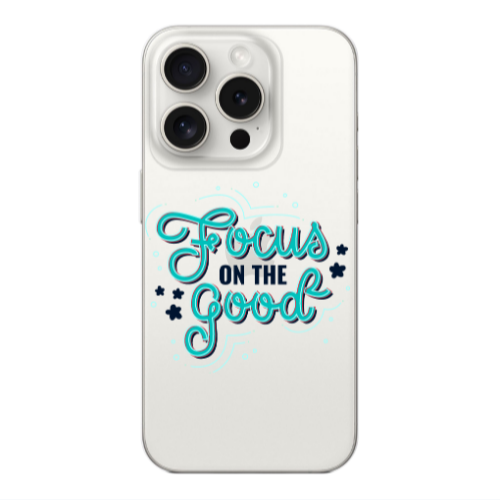 Apple Iphone 16 Pro Max Focus On The Good Transparent Silicone TPU Θήκη