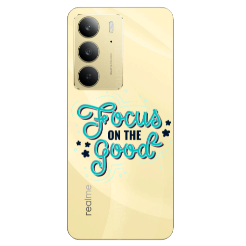 Realme C 75 Focus On The Good Transparent Silicone TPU Θήκη