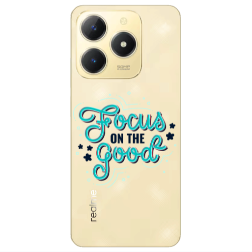 Realme C61 Focus On The Good Transparent Silicone TPU Θήκη