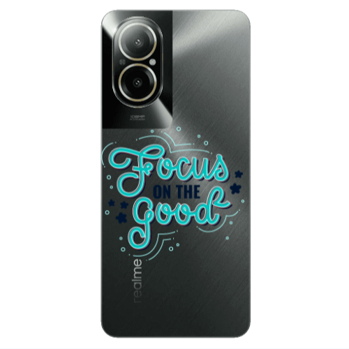 Realme C67 Focus On The Good Transparent Silicone TPU Θήκη