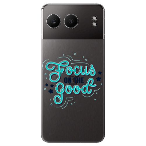 Oneplus Nord 4 Focus On The Good Transparent Silicone TPU Θήκη