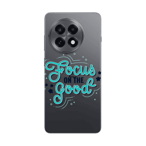 Oneplus 13 5G Focus On The Good Transparent Silicone TPU Θήκη