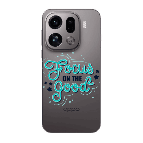 Oppo Find X9 Pro Focus On The Good Transparent Silicone TPU Θήκη
