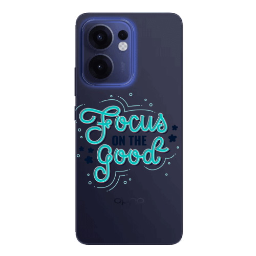 Oppo Reno13 FS Focus On The Good Transparent Silicone TPU Θήκη