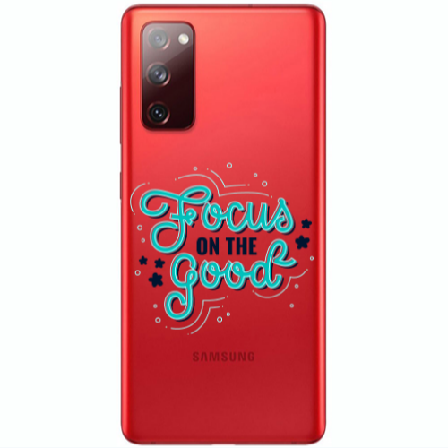 Samsung S20 FE Focus On The Good Transparent Silicone TPU Θήκη